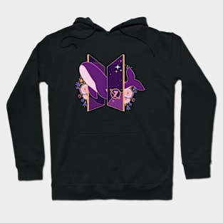 BTS purple logo Hoodie